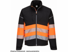 Portwest PW375 - PW3 Hi-Vis softshellová bunda třídy 1 (3L) - černo-oranžová 3XL