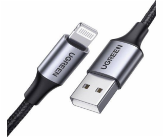 Ugreen USB-A - Lightning USB kabel 1 m černý (60156)