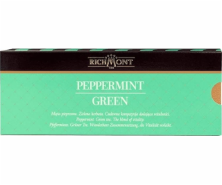 Richmont Čaj Richmont Peppermint Green 12x4g - zelený s a...