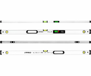 PRO VODOVÁHA PRO900 S ELEKTRONICKÝM OČTENÍM A MAGNETY 120 CM