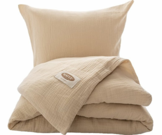 Multitex Ložní prádlo 160 x 200 3dílné bavlněné mušelínov...