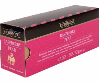Richmont Malinovo-hruškový čaj 12x6g