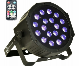 LIGHT4ME LIGHT4ME LED PAR 18x3W UV reflektorový ultrafial...