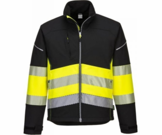 Portwest Hi-Vis softshellová bunda PW375BKY Velikost XL