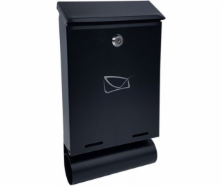 NoName Poštovní schránka York s tubou, matná černá C5 (SK...