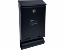 NoName Poštovní schránka York s tubou, matná černá C5 (SKL YORT 482)