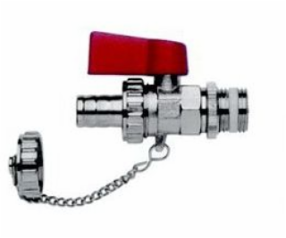 Invena Vypouštěcí ventil s hadicovou spojkou 20 (3/4  ) -...