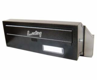 NoName Černá poštovní schránka k montáži na zeď