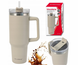Klausberg OCELOVÝ TERMOHRNEK 1100ML S RUKOJEŤEM A BRČKEM ...