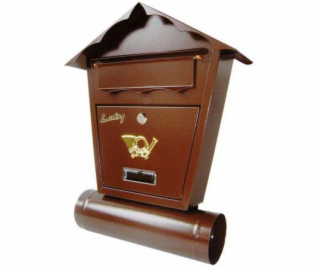NoName Hnědá poštovní schránka s trubicí SD2T