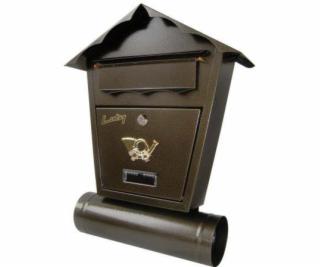 NoName Starožitná zlatá poštovní schránka s trubicí SD2T