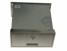 NoName Poštovní schránka k montáži na zeď, přední strana z nerezové oceli