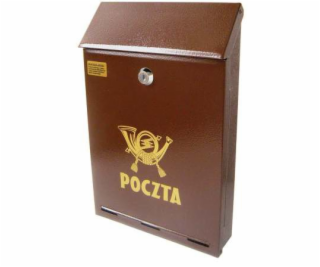 NoName Hnědá poštovní schránka C-4