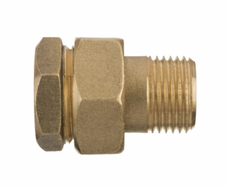 Invena Přímý mosazný šroubovací spoj, přímý O-kroužek 5/4...