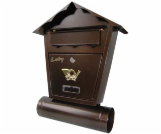 NoName Starožitná měděná poštovní schránka s trubicí SD2T