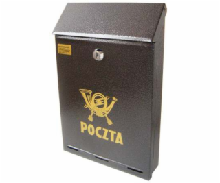 NoName Šedá starožitná poštovní schránka C-4