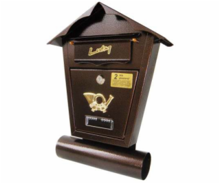 NoName Starožitná měděná poštovní schránka s trubkou SD1T