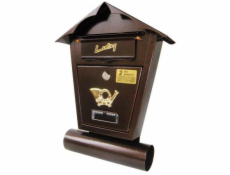 NoName Starožitná měděná poštovní schránka s trubkou SD1T