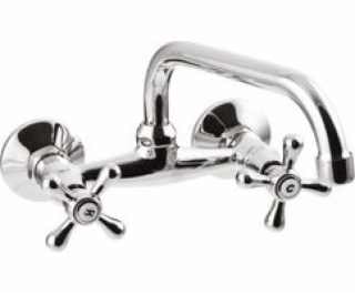 Invena Roma nástěnná chromovaná umyvadlová baterie (BC-25...