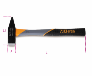 Beta Tools zámečnické kladivo s plastovou rukojetí 1 kg 3...
