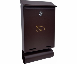 NoName Poštovní schránka York s tubou, hnědá, C5 (SKL YOR...