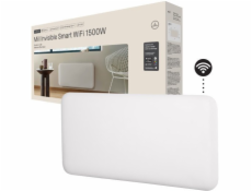 Mill Neviditelný chytrý WiFi ohřívač | PA1500WIFI4 | Panelový ohřívač | 1500 W | Vhodné pro místnosti do 18-22 m2 | Bílá | IPX4