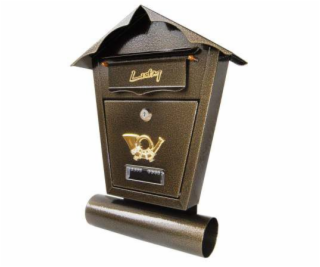 NoName Starožitná zlatá poštovní schránka s tubusem SD1T