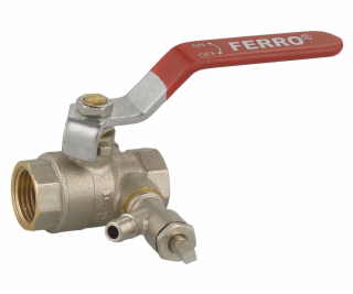 Ferro Kulový kohout 6/4 s hadicovou přípojkou, odvzdušněn...
