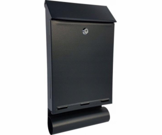 Unimet Poštovní schránka s tubusem A-4T antracitová