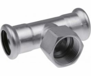 KAN-therm T-kus s vnitřním závitem 54x3/4x54mm Inox Press...