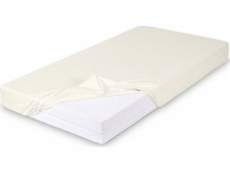 Multitex Bambusové prostěradlo s napínacím mechanismem, krémové, bambusové, 70x140