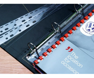 Argo Samolepicí sponky do pořadače zaoblené hrany, balení...