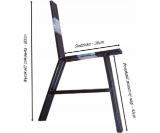 Unimet Sada nohou k ocelové lavici 2 díly.