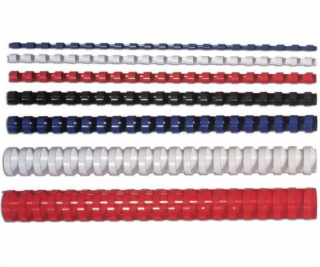 Fellowes kulatý plastový hřbet 25 mm černý 50 ks 181-200 ...