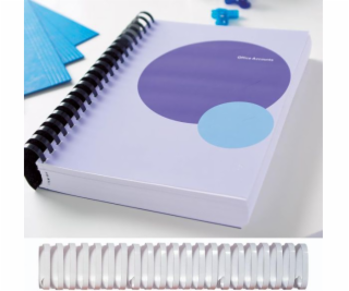 Fellowes oválný plastový hřbet 32 mm bílý, 50 ks, 241–280...