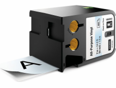 Dymo XTL permanentní vinylová páska (54 mm), černý tisk na průhledný podklad, délka 7 m, 1868745