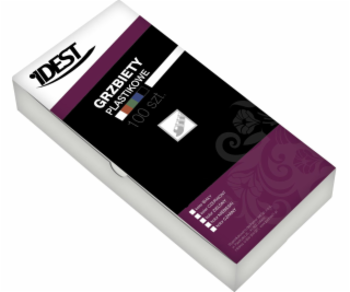 Idest Plastové vazby hřbety 19mm, černé, 100 ks (BEGGP190...