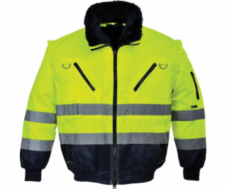 Portwest Pj50 Portwest Hi-Vis Bomber Jacket 4v1 L