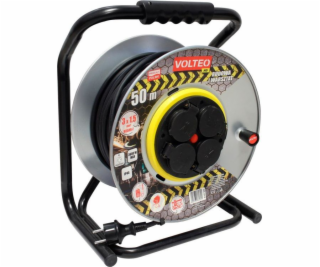 Volteo Prodlužovací kabel Heavy Duty, kovový buben, 50 m,...