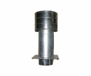 NoName Deflektor s plechem 130 mm pozinkovaný