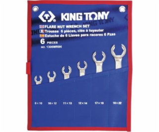 King Tony Sada 6 klíčů na brzdové potrubí 8 - 22 mm, pouz...