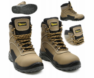 Geko Bezpečnostní obuv model č. 7 nubuková vysoká S3 SRC ...