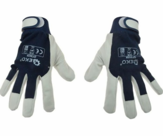 Geko Pracovní kožené rukavice velikost 10 (G73529)