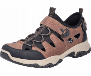 Rieker Sandály B8375-90 Hnědé 40