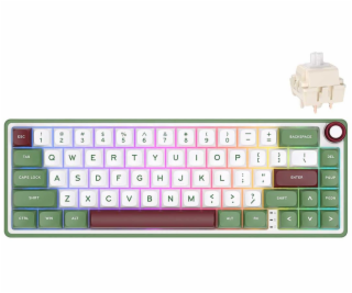 Royal Kludge R65 RGB Žalias písek layine mechanine klavia...