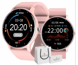 Giewont Chytré hodinky Sport Around GW120-1 - pudrově růžové
