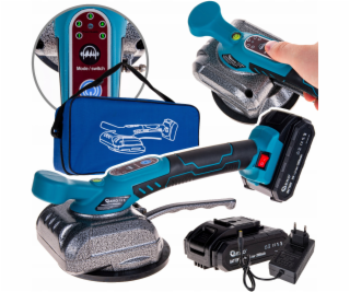 Geko Vibrační přísavka na dlaždice 21V (2 x baterie + nab...