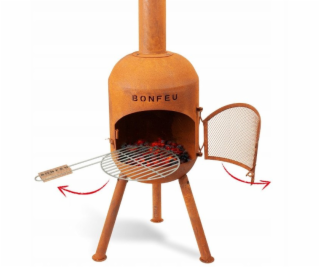 Rojaplast Zahradní krb Bonfeu Bonsolo Rusty