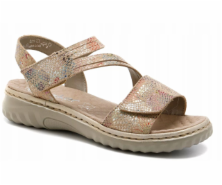 Rieker Sandály 60464-90 Béžová 37