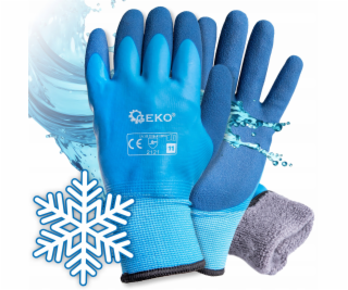 Geko Nepromokavé, zateplené zimní pracovní rukavice velik...